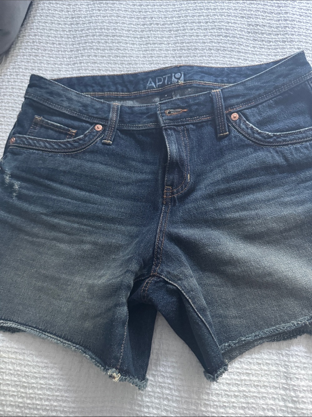 Apt. 9 Indigo Wash Cutoff Denim Shorts
